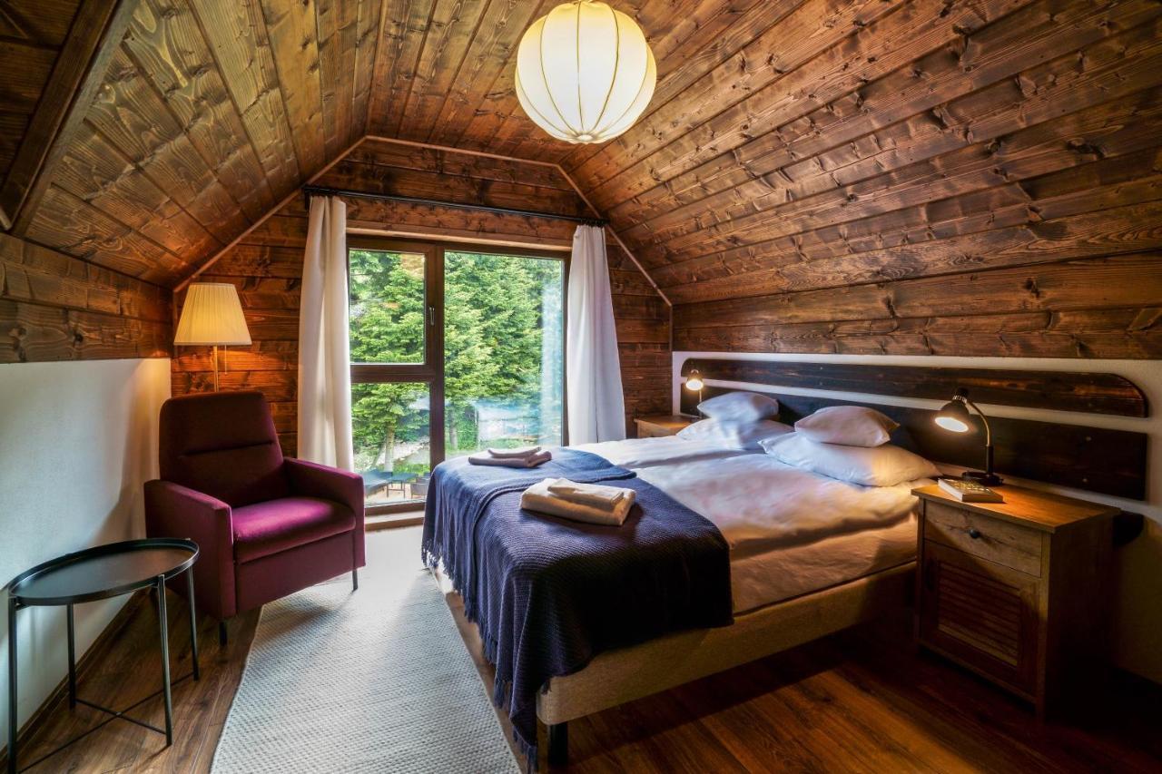 Novosiele Residence - Nad Gorska Rzeka - Lesne Spa Sauna Jacuzzi - Bieszczady Bystre  Buitenkant foto