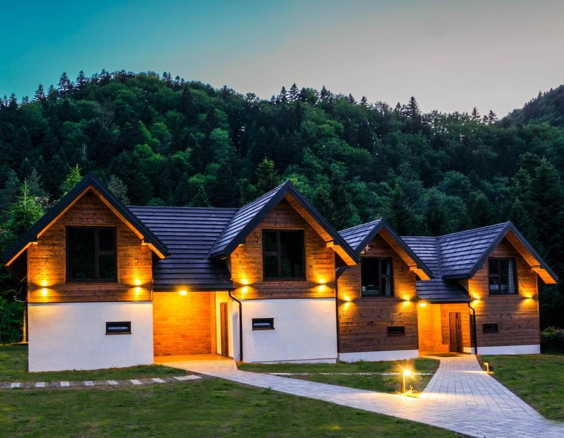 Novosiele Residence - Nad Gorska Rzeka - Lesne Spa Sauna Jacuzzi - Bieszczady Bystre  Buitenkant foto