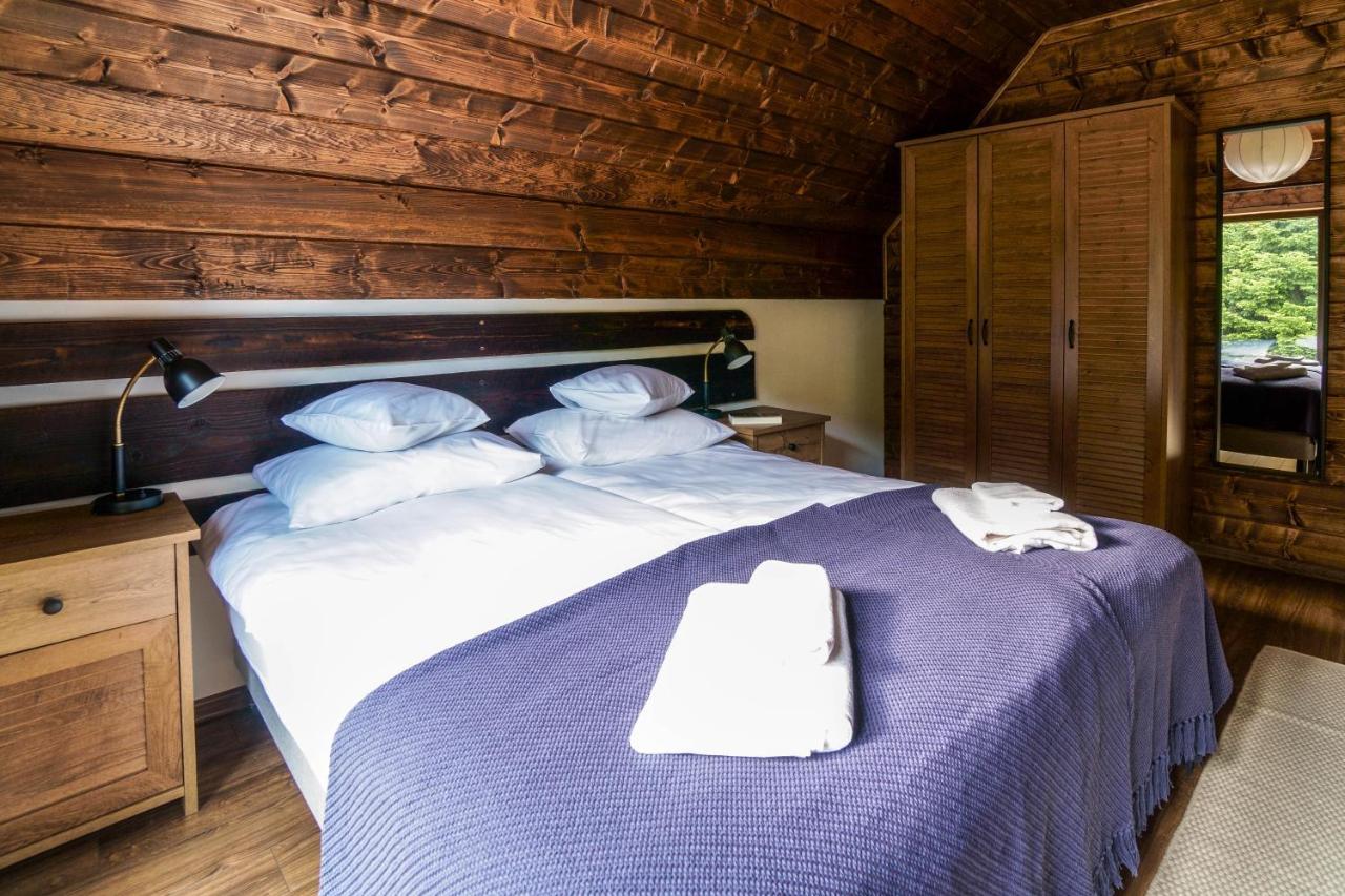 Novosiele Residence - Nad Gorska Rzeka - Lesne Spa Sauna Jacuzzi - Bieszczady Bystre  Buitenkant foto