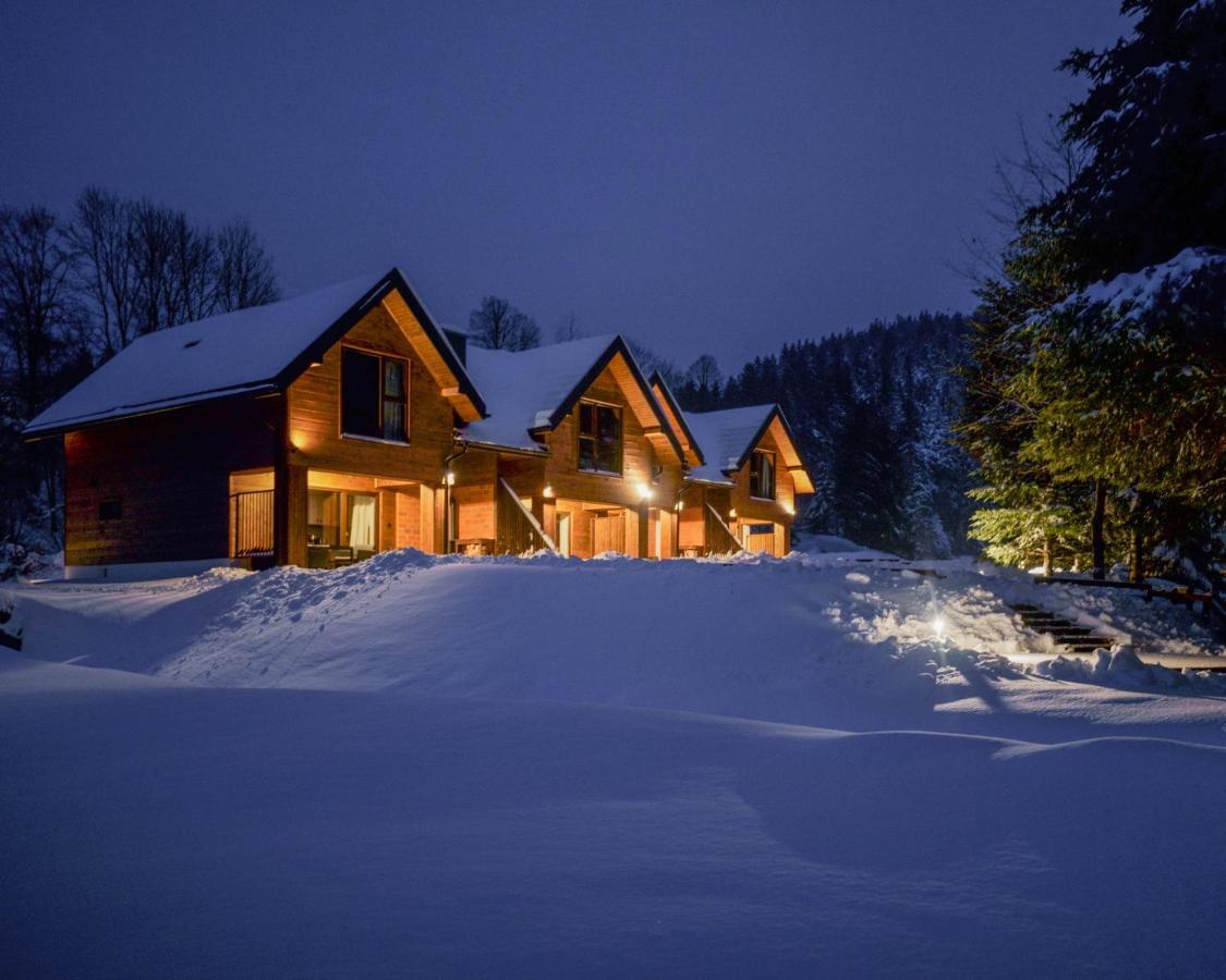 Novosiele Residence - Nad Gorska Rzeka - Lesne Spa Sauna Jacuzzi - Bieszczady Bystre  Buitenkant foto