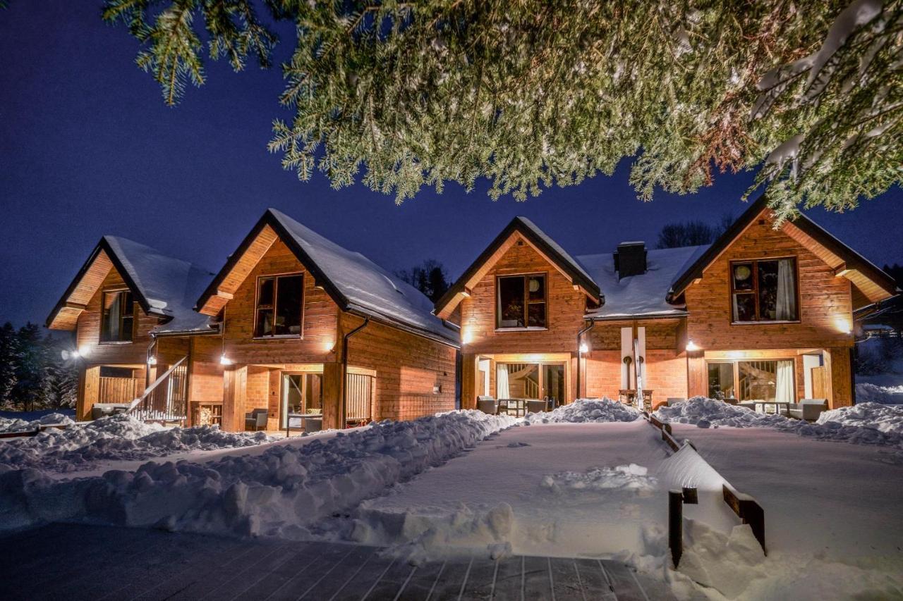 Novosiele Residence - Nad Gorska Rzeka - Lesne Spa Sauna Jacuzzi - Bieszczady Bystre  Buitenkant foto