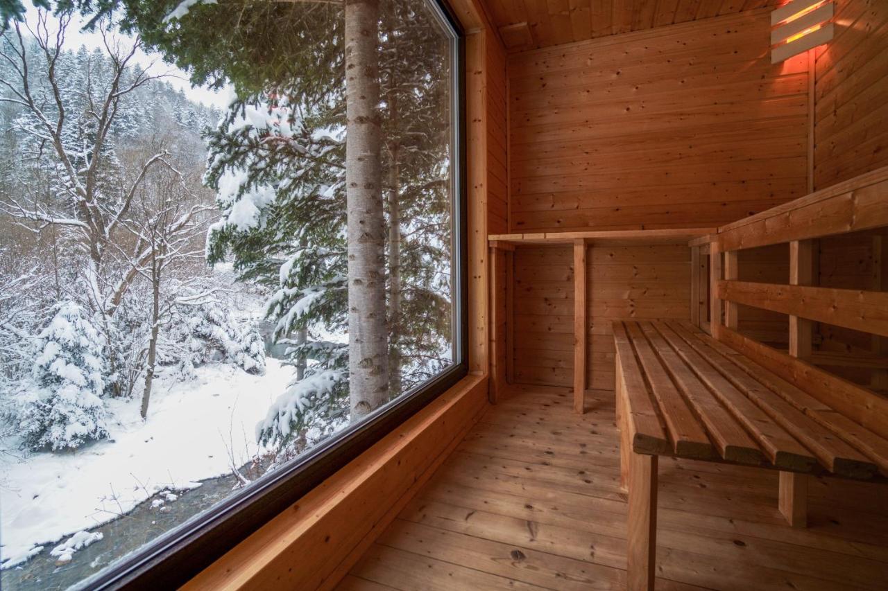 Novosiele Residence - Nad Gorska Rzeka - Lesne Spa Sauna Jacuzzi - Bieszczady Bystre  Buitenkant foto