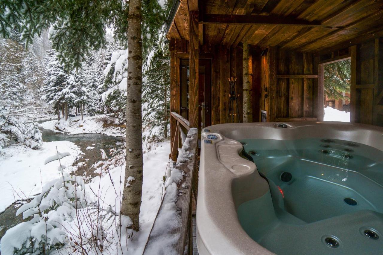 Novosiele Residence - Nad Gorska Rzeka - Lesne Spa Sauna Jacuzzi - Bieszczady Bystre  Buitenkant foto