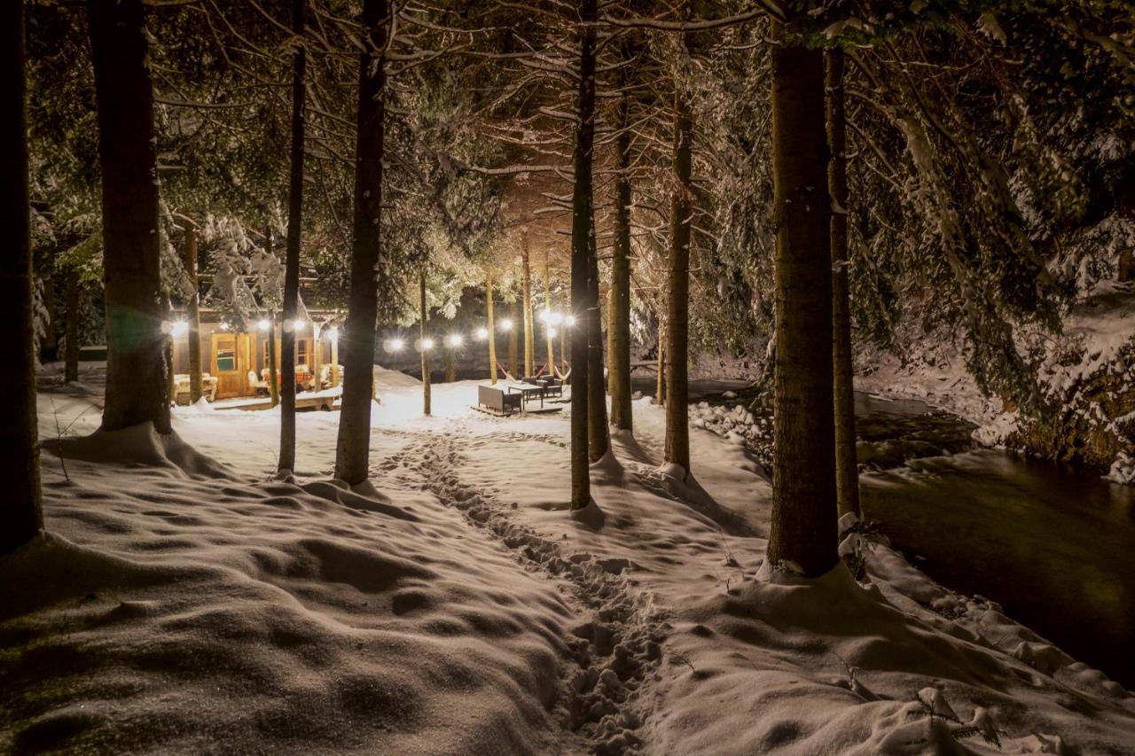 Novosiele Residence - Nad Gorska Rzeka - Lesne Spa Sauna Jacuzzi - Bieszczady Bystre  Buitenkant foto