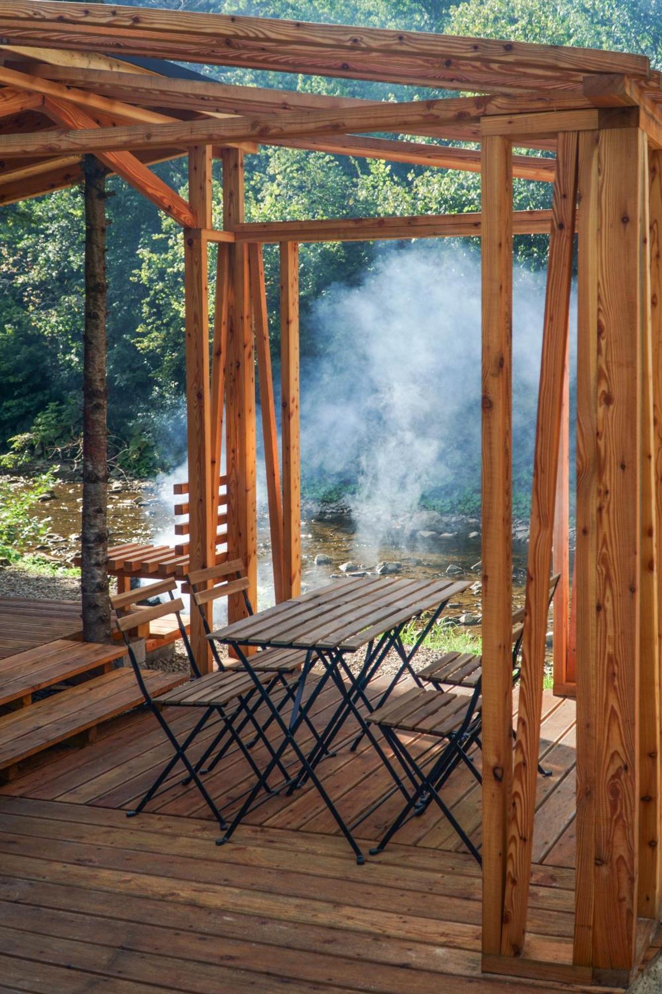 Novosiele Residence - Nad Gorska Rzeka - Lesne Spa Sauna Jacuzzi - Bieszczady Bystre  Buitenkant foto